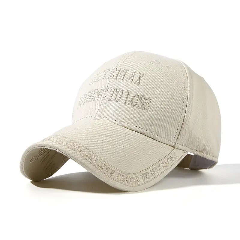 Men Korean Style Baseball Cap with Embroidered Design - Image 7