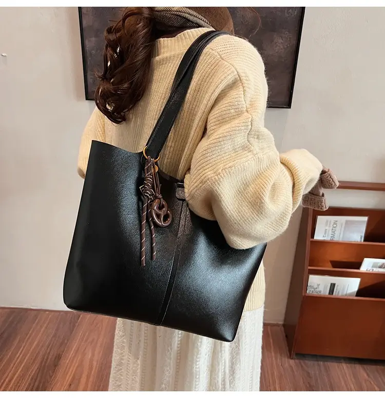 Brown Leather Cross-Border Tote Bag for Women 2026 — feature 26