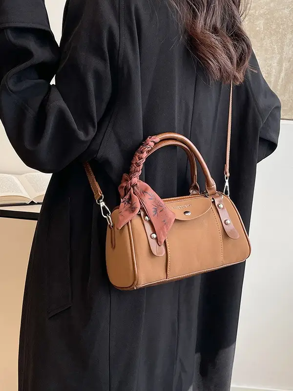 Women Cross-Border Luxury Brown Shoulder Bag 2026 - Image 8