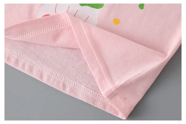 Baby Boys Cotton T-Shirt Shorts Set Pink Yellow Cartoon — feature 15