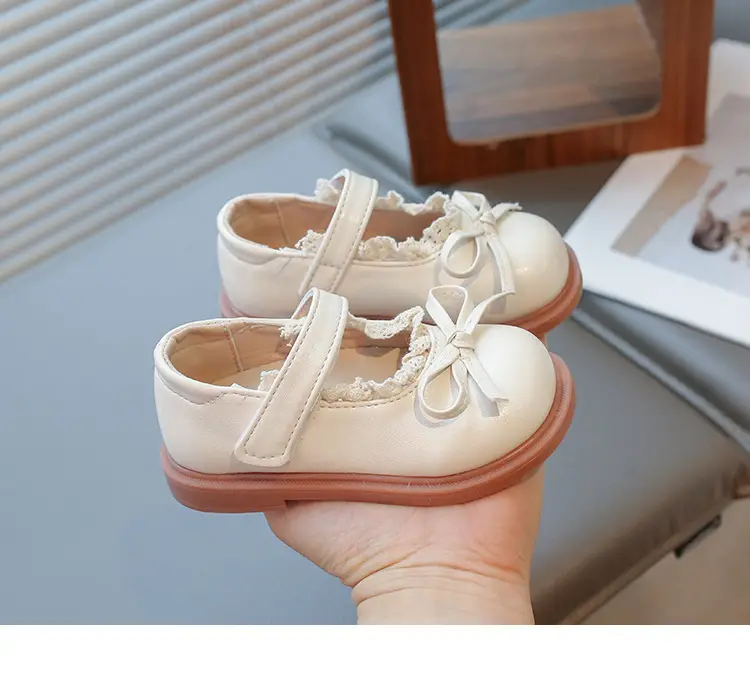 Baby Lolita Shoes Black Bow Spring Soft Sole — feature 10