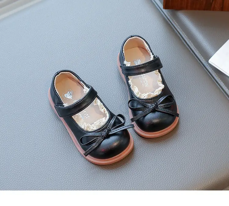 Baby Lolita Shoes Black Bow Spring Soft Sole — feature 16
