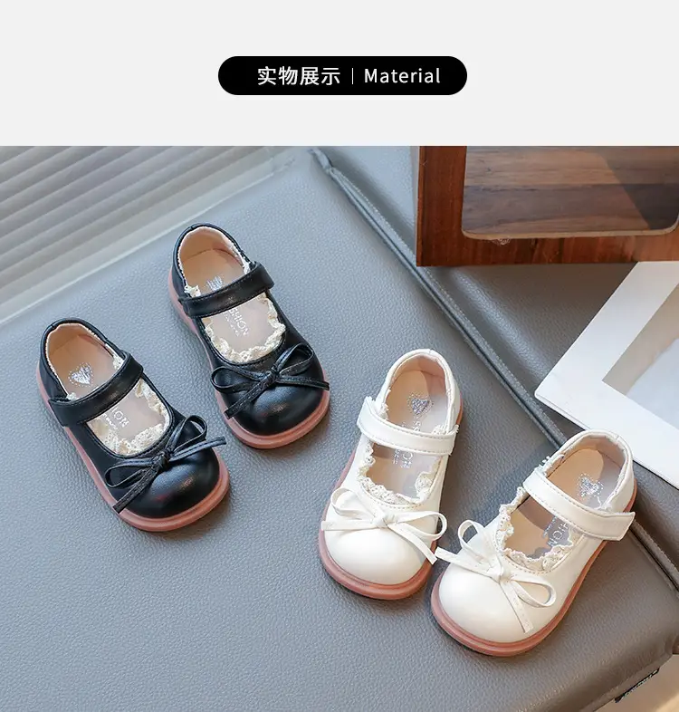 Baby Lolita Shoes Black Bow Spring Soft Sole — feature 6
