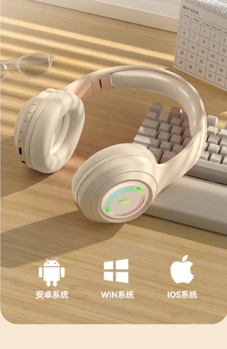 2025 Bluetooth Headset with 360° Sound & Color — feature 13
