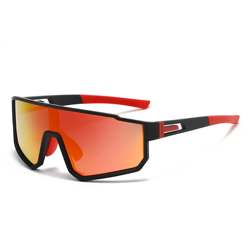 Men's Blue Mirror Sunglasses with Green Arms - Image 14