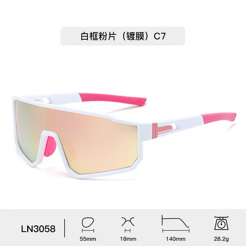 Men's Blue Mirror Sunglasses with Green Arms - Image 7