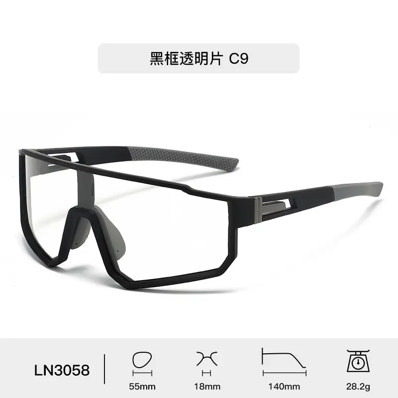 Men's Blue Mirror Sunglasses with Green Arms - Image 9