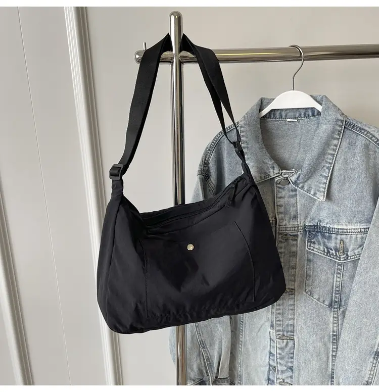 Women's Beige Nylon Shoulder Bag 2025 New Style — feature 27