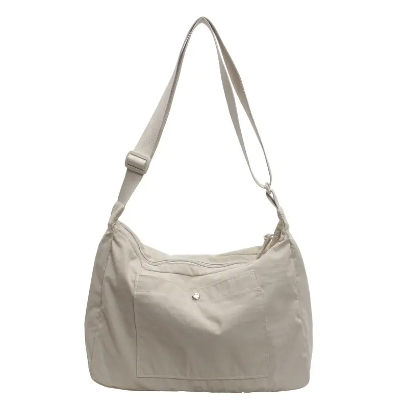 Women's Beige Nylon Shoulder Bag 2025 New Style - Image 3