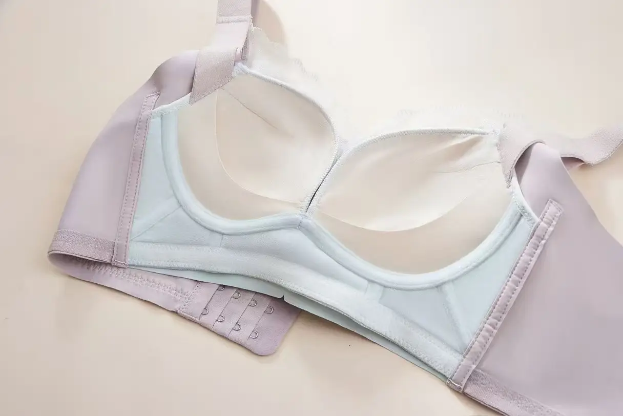 Pink French Lace Push Up Bra with Side Straps — feature 6