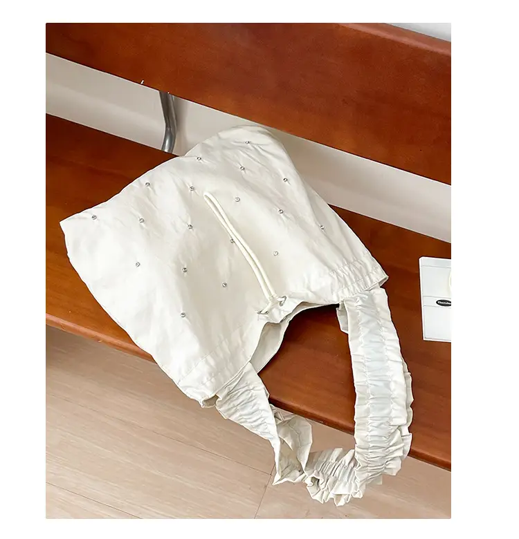 Black Pleated Shoulder Bag for Women 2025 New Arrival — feature 43