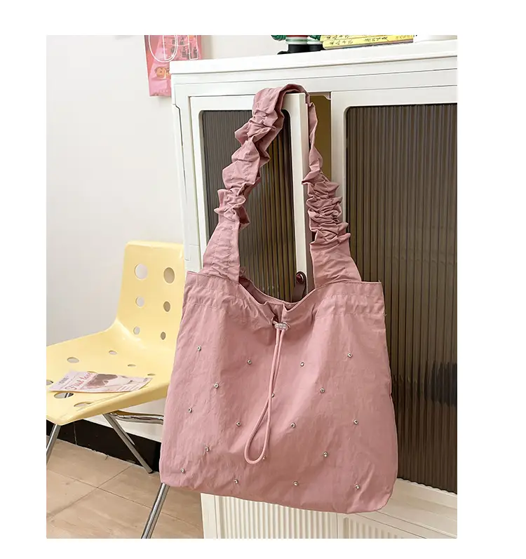 Black Pleated Shoulder Bag for Women 2025 New Arrival — feature 46