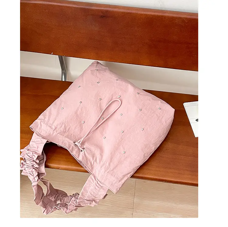 Black Pleated Shoulder Bag for Women 2025 New Arrival — feature 48