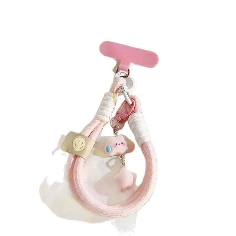 Blue Lanyard Mobile Phone Case with Cute Charm - Image 10