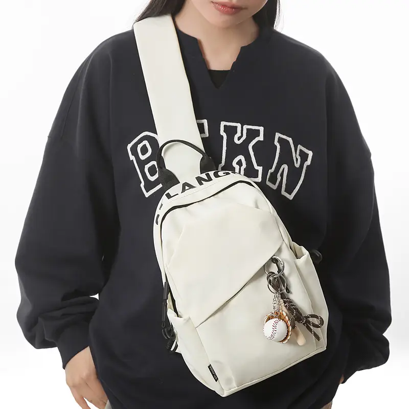 Trendy Crossbody Backpack for Men Women Brown Green - Image 7