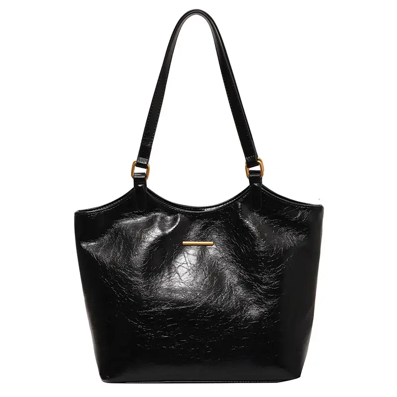 Black Leather Shoulder Bag for Women 2025 - Image 9