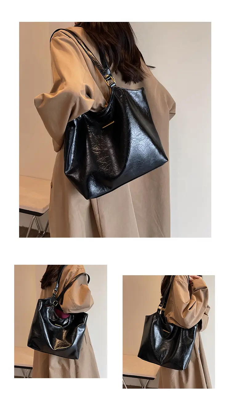 Black Leather Shoulder Bag for Women 2025 — feature 14