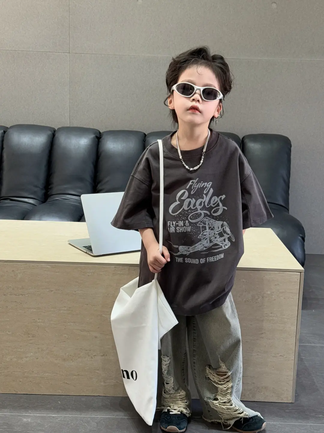 Children's Cotton Loose Printed T-Shirt Treasure Design — feature 2
