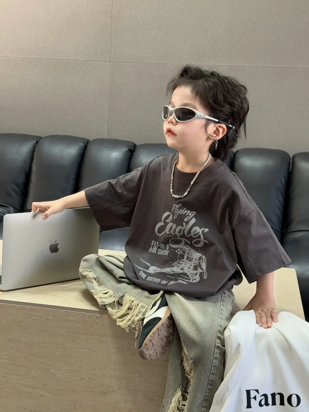 Children's Cotton Loose Printed T-Shirt Treasure Design — feature 4