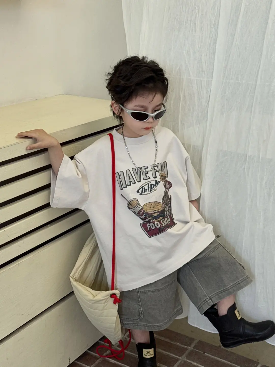 Girls Cotton Printed T-Shirt Summer Wear 2025 - Image 4