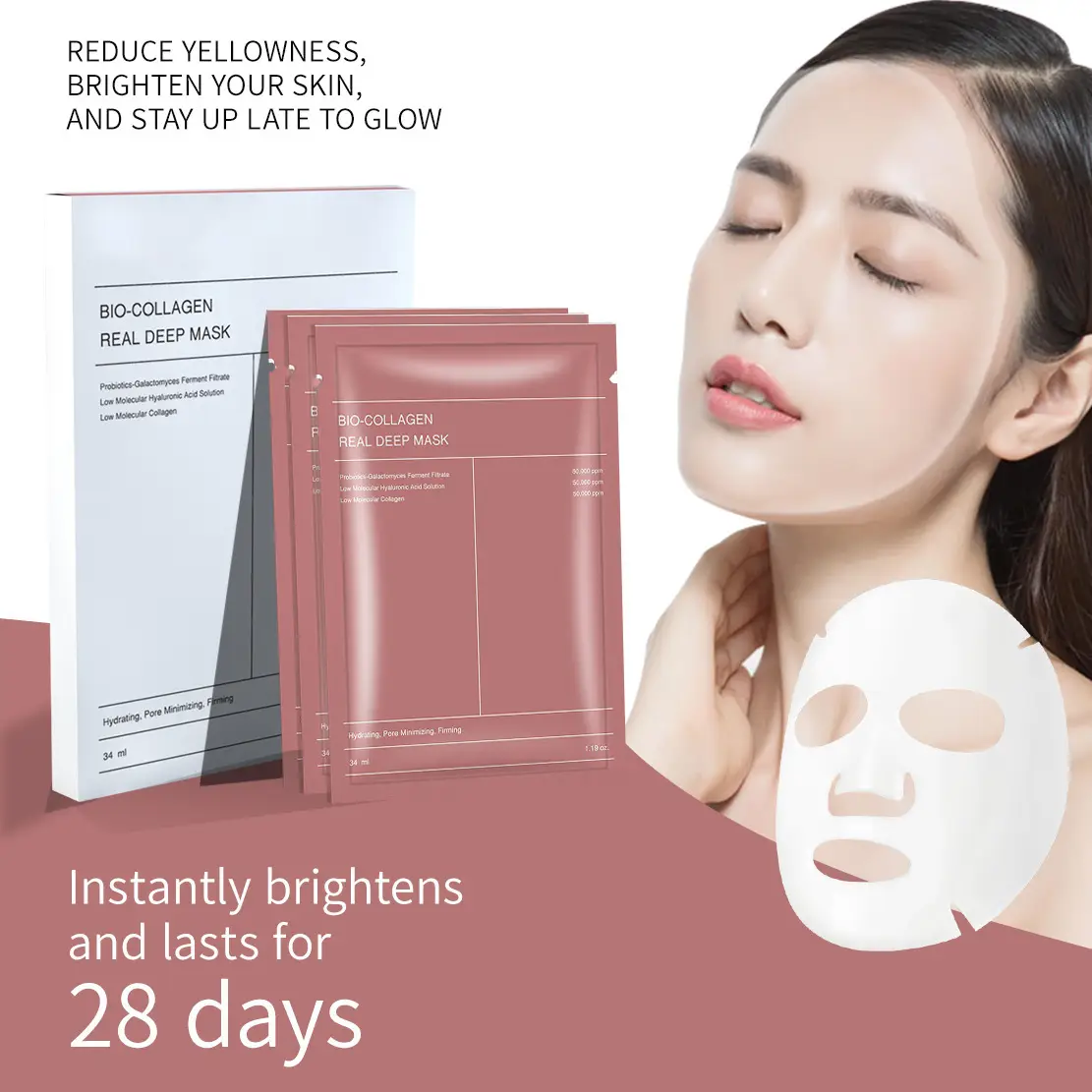 Collagen Facial Mask Moisturizing Lifting Firming — feature 4