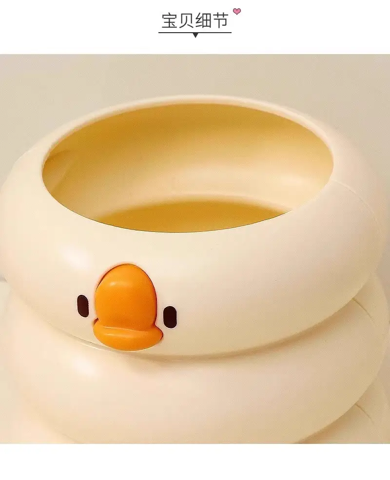 Judy Duck Pen Holder Large Capacity White — feature 12