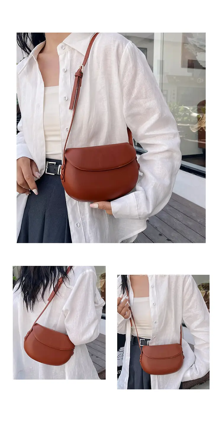 Women's Red Saddle Crossbody Bag 2026 New — feature 10
