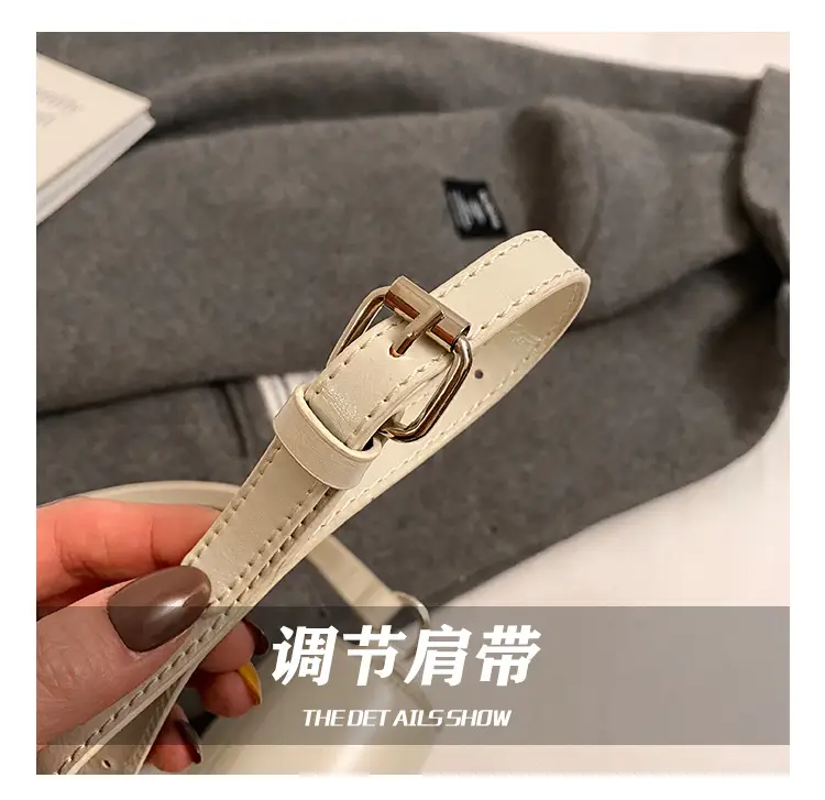 Black Leather Saddle Shoulder Bag for Women 2025 — feature 8