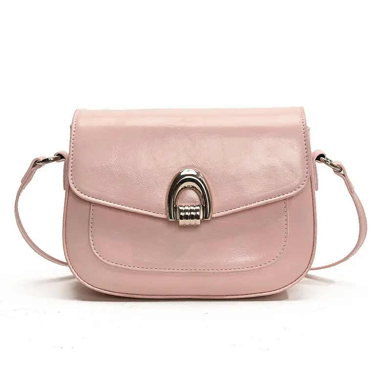 Black Leather Saddle Shoulder Bag for Women 2025 - Image 2