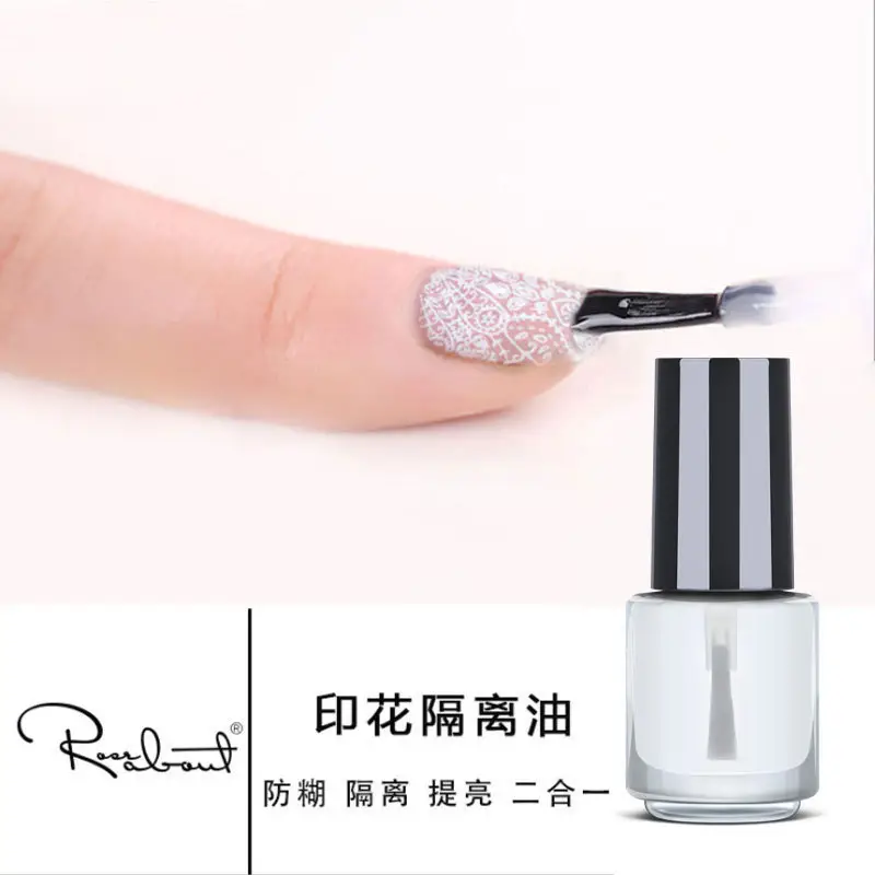 Transparent Nail Polish Base Oil for Bright, Anti-Smudge Wear