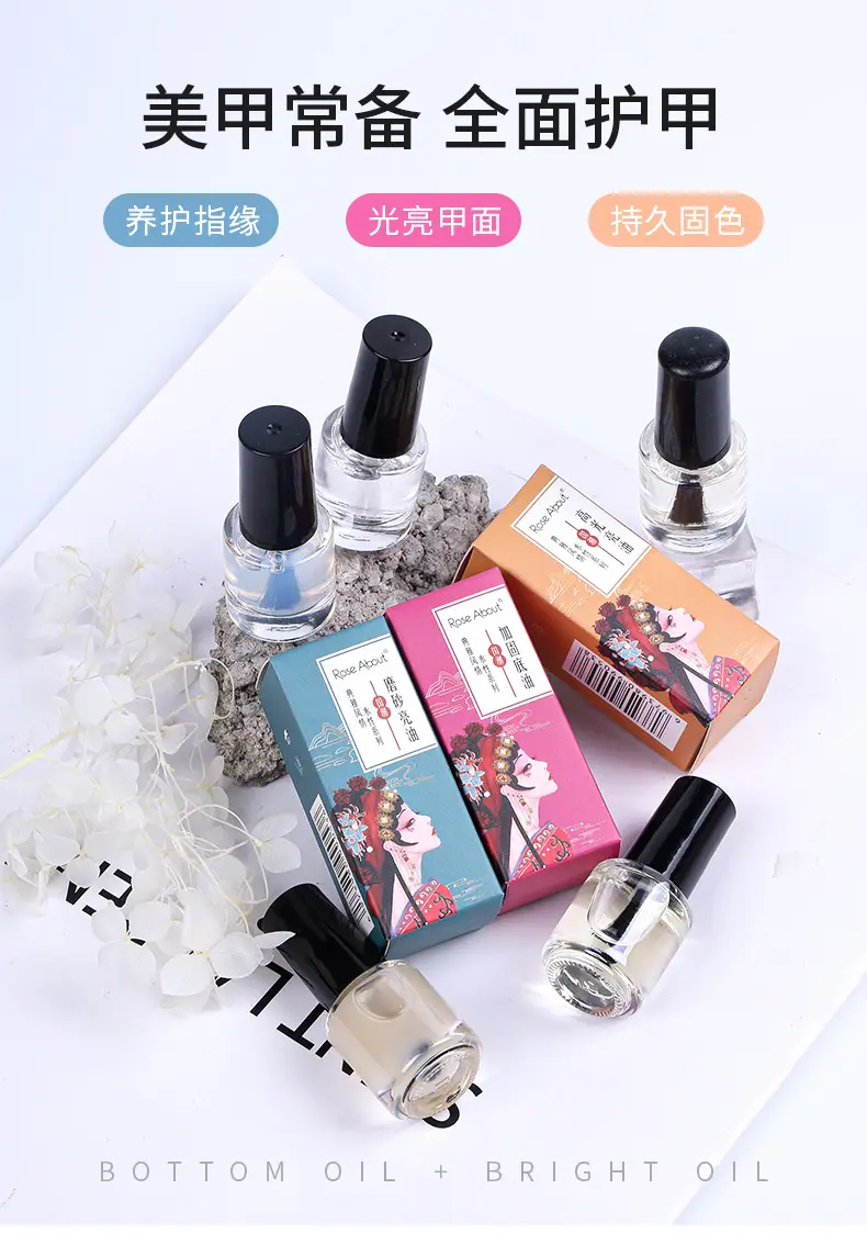 Transparent Nail Polish Base Oil for Bright, Anti-Smudge Wear — feature 13