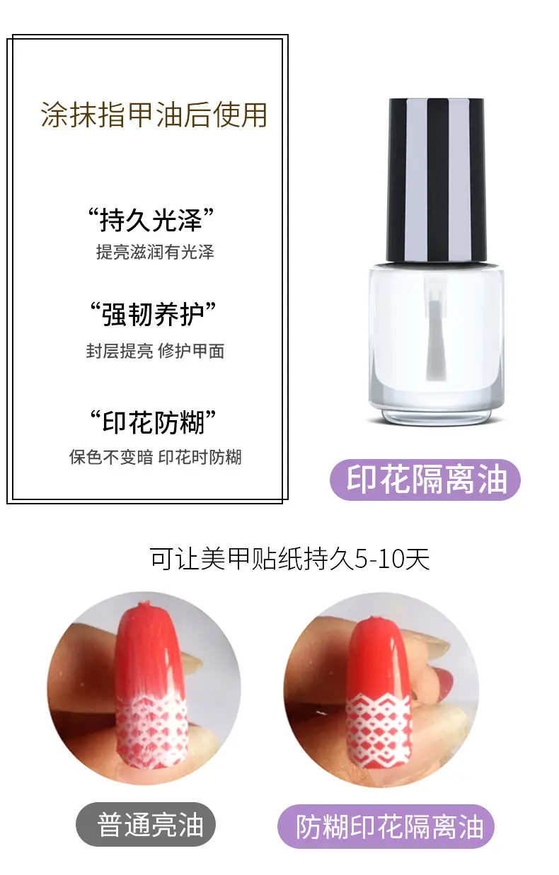 Transparent Nail Polish Base Oil for Bright, Anti-Smudge Wear — feature 20