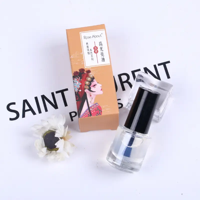 Transparent Nail Polish Base Oil for Bright, Anti-Smudge Wear