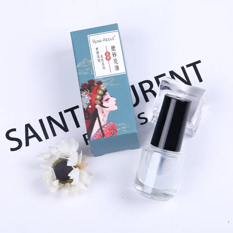 Transparent Nail Polish Base Oil for Bright, Anti-Smudge Wear