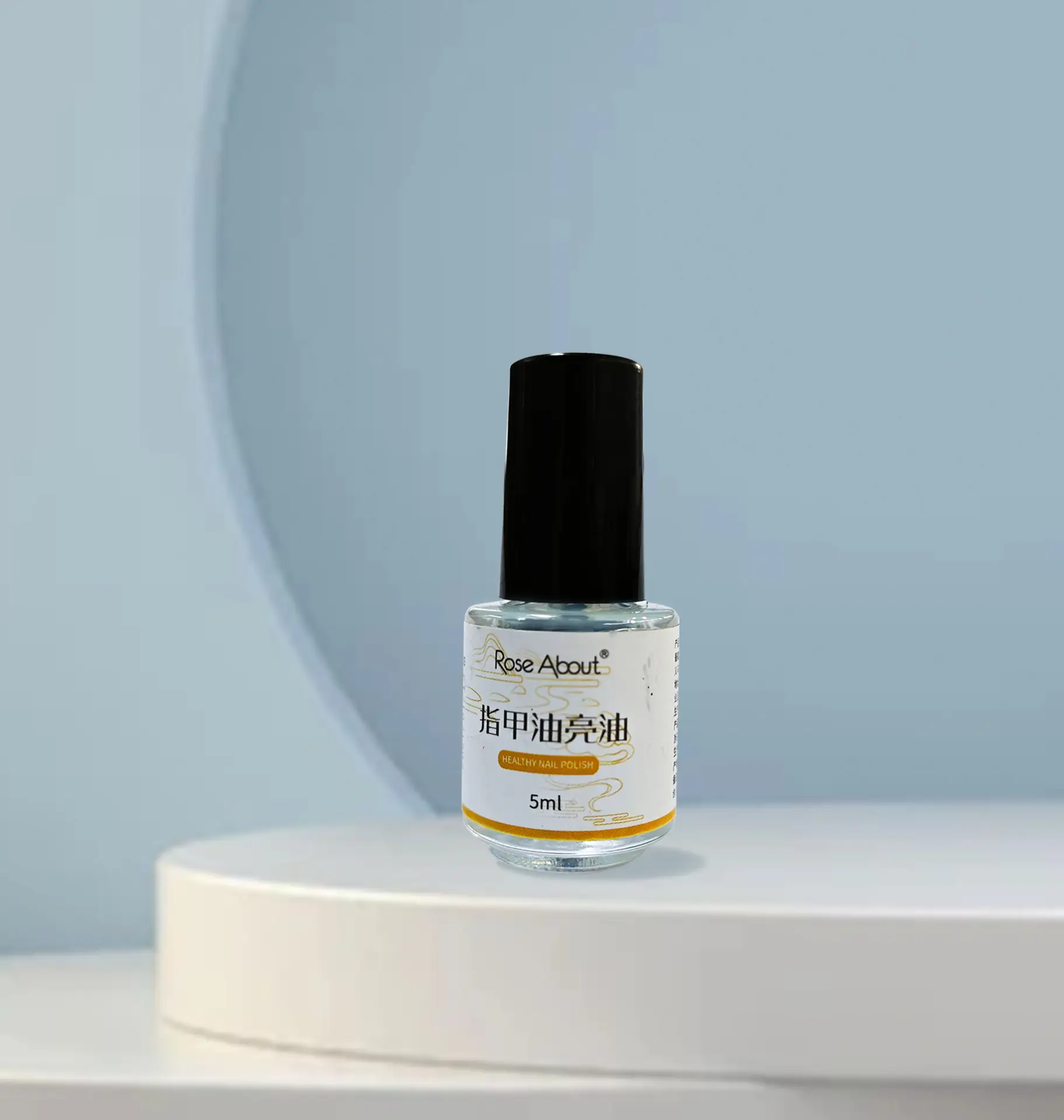 Transparent Nail Polish Base Oil for Bright, Anti-Smudge Wear