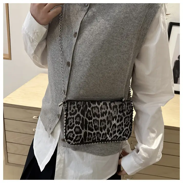 Women's Leopard Print Chain Shoulder Bag 2026 — feature 48