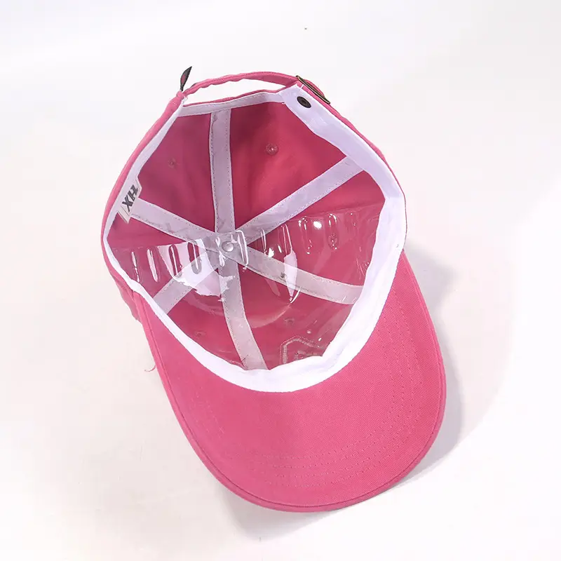 Rose Red Baseball Cap Women Soft Wide Brim All Match Korean Style Sweet Cool Cap for Men