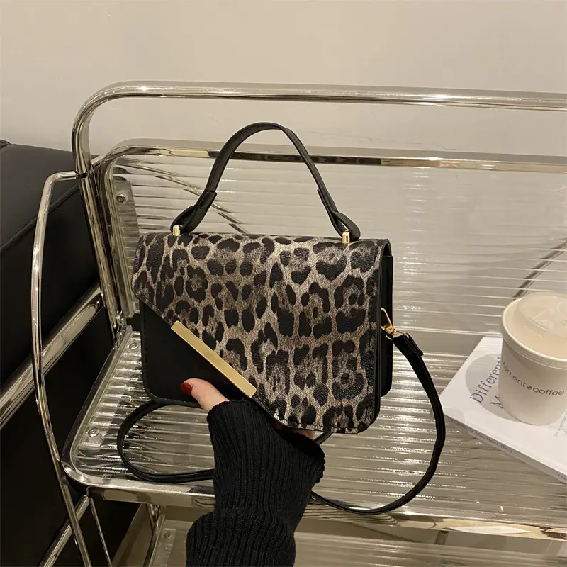 Leopard Print Shoulder Bag Women 2025 Spring - Image 6