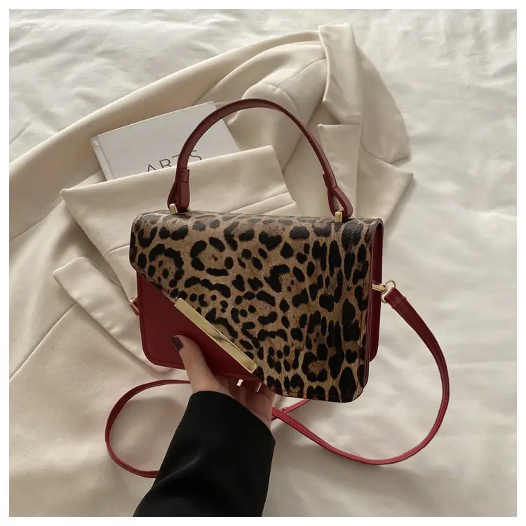 Leopard Print Shoulder Bag Women 2025 Spring - Image 3