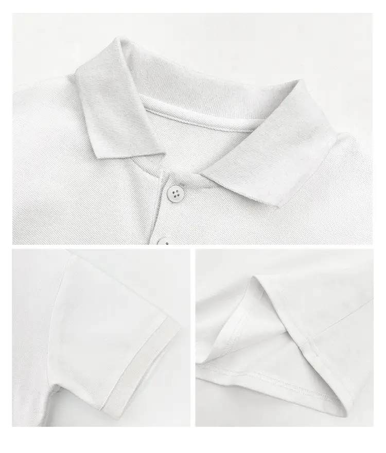 Kids Korean Style Short Sleeve Polo Shirt White Summer — feature 5