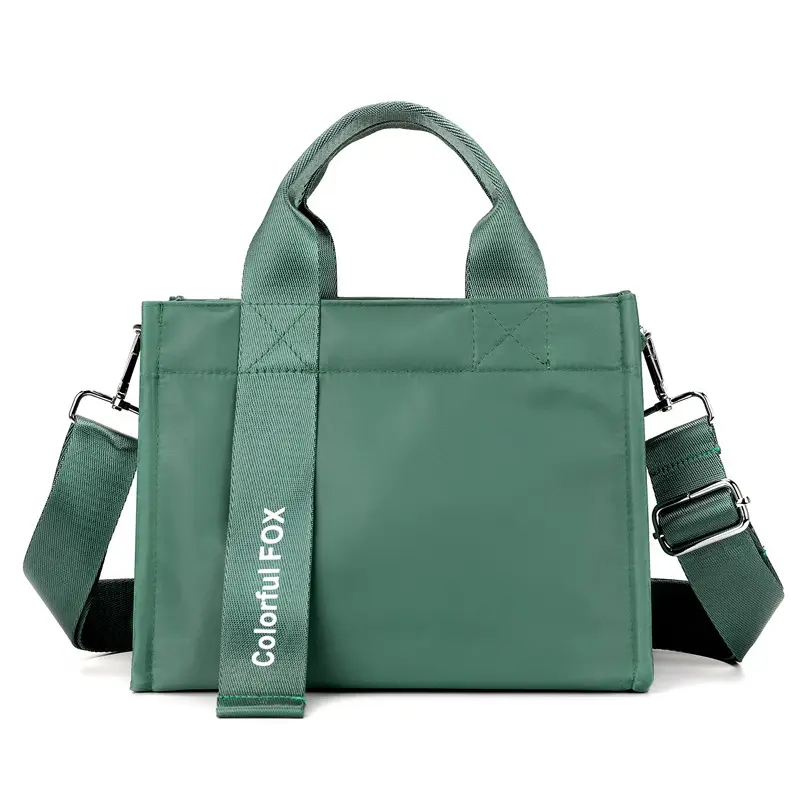 Women's Pink Nylon Shoulder Bag with 9 Colors - Image 3
