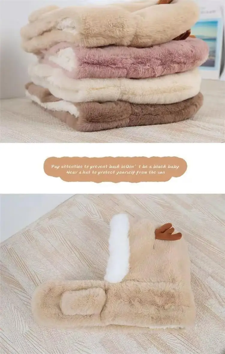 Winter Cute Antler Hat for Boys Girls Soft Warm — feature 9