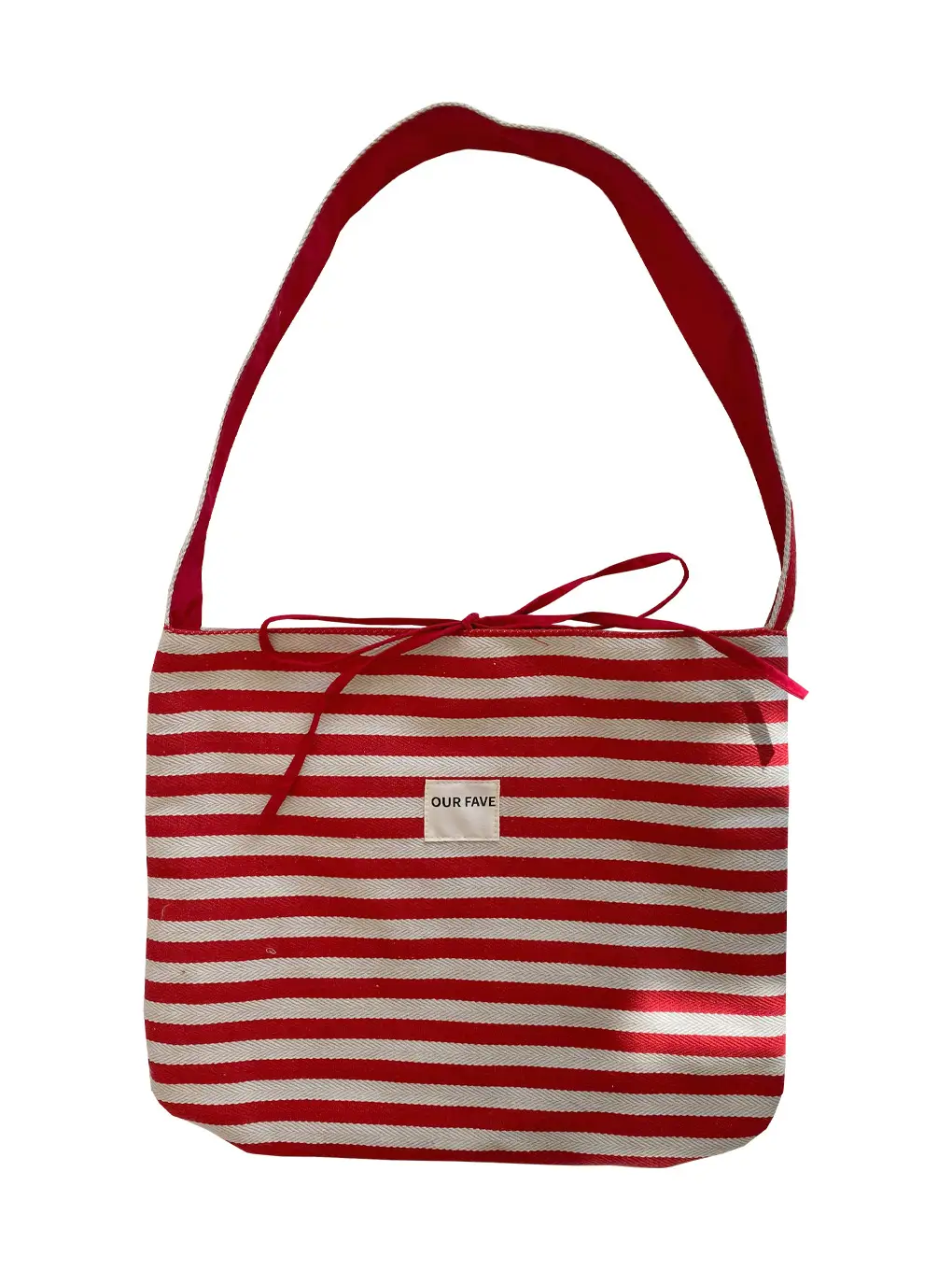 Women Stripe Crossbody Bag Large Capacity Canvas - Image 8