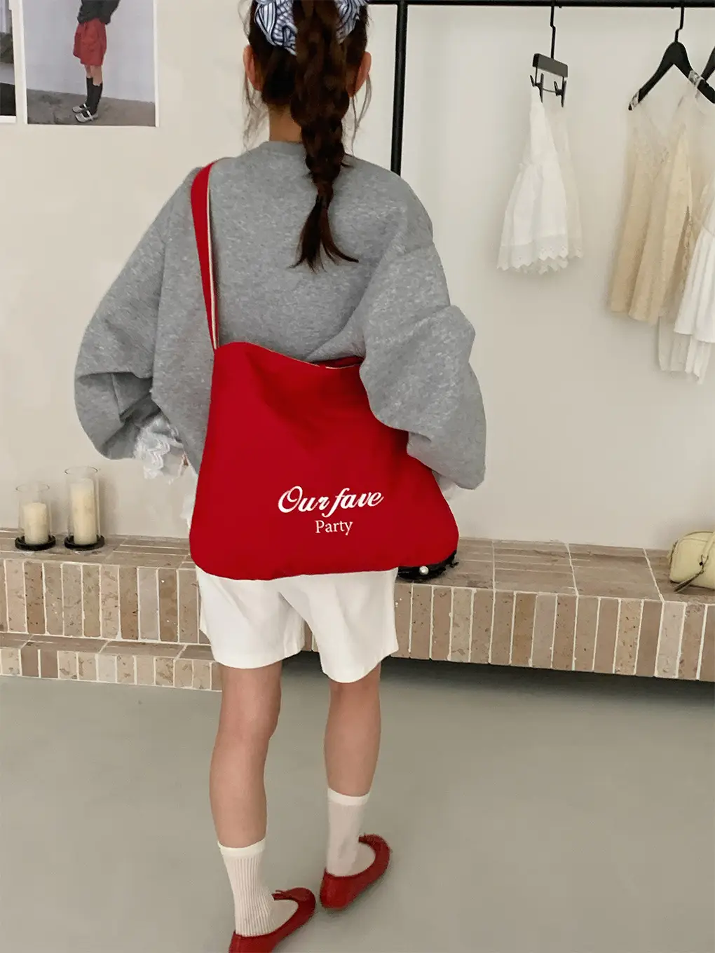 Women Stripe Crossbody Bag Large Capacity Canvas — feature 16
