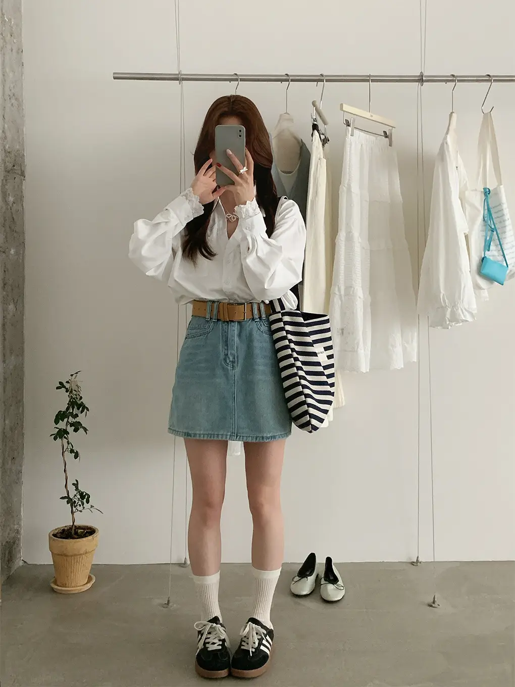 Women Stripe Crossbody Bag Large Capacity Canvas — feature 20