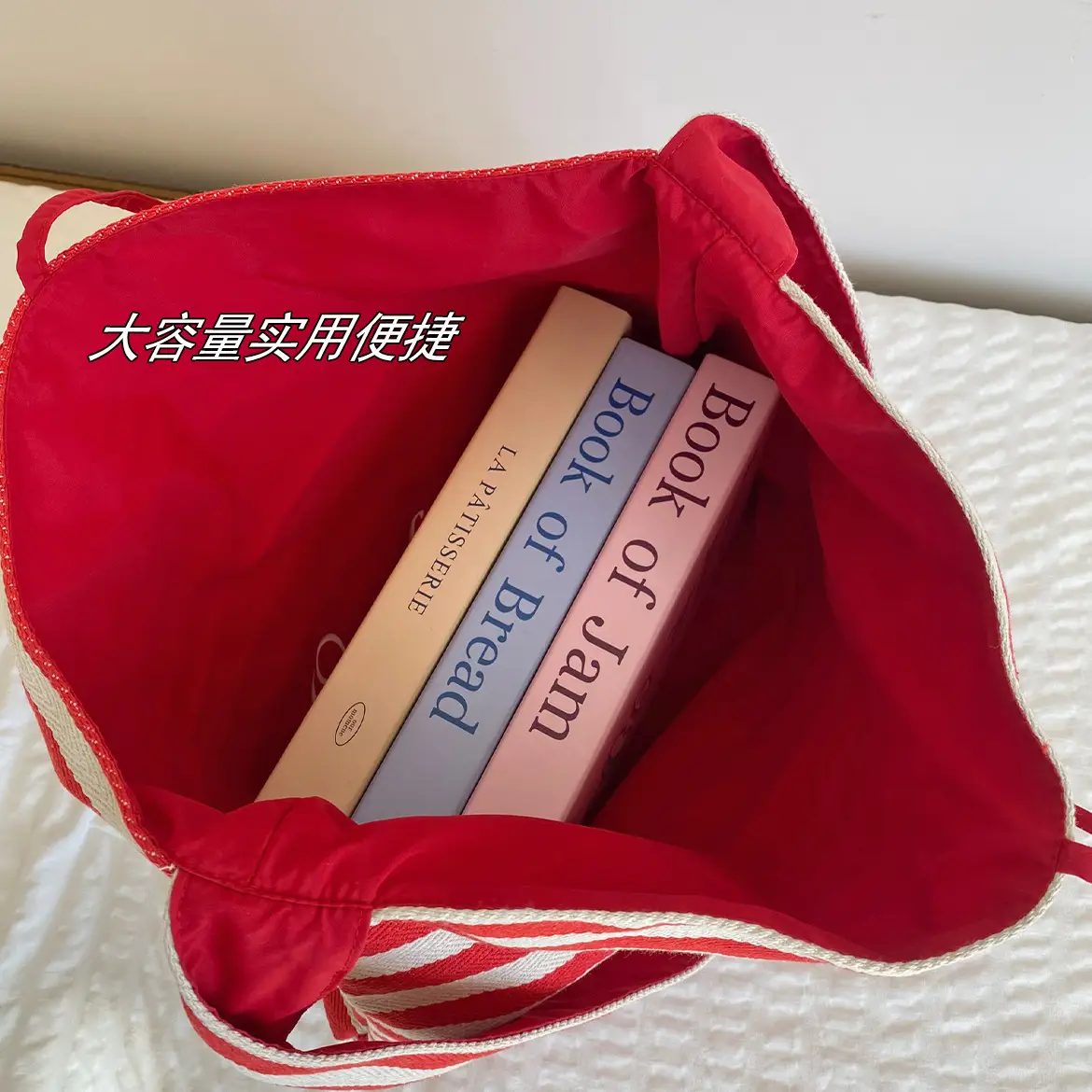 Women Stripe Crossbody Bag Large Capacity Canvas — feature 28
