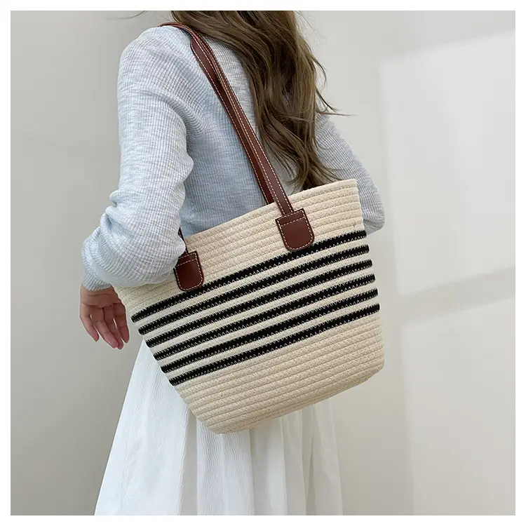 Women Woven Straw Shoulder Bag Large Capacity 2026 — feature 9