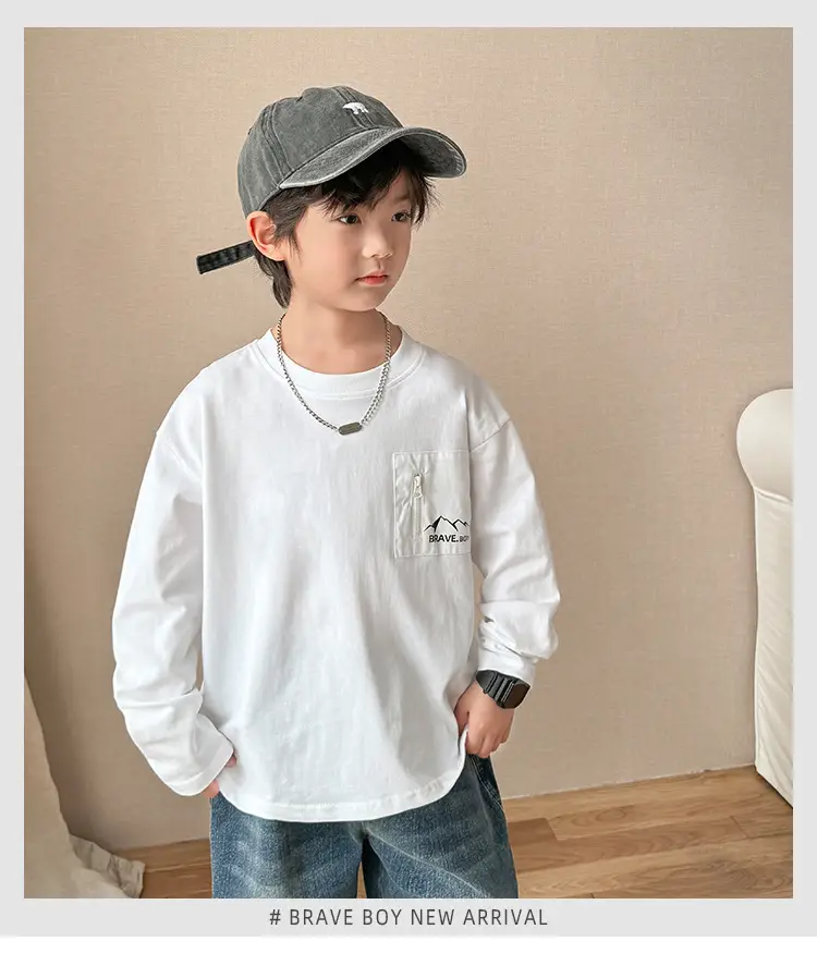 Haima 2025 Boys Cotton Long Sleeve T-Shirt Winter Camping — feature 2