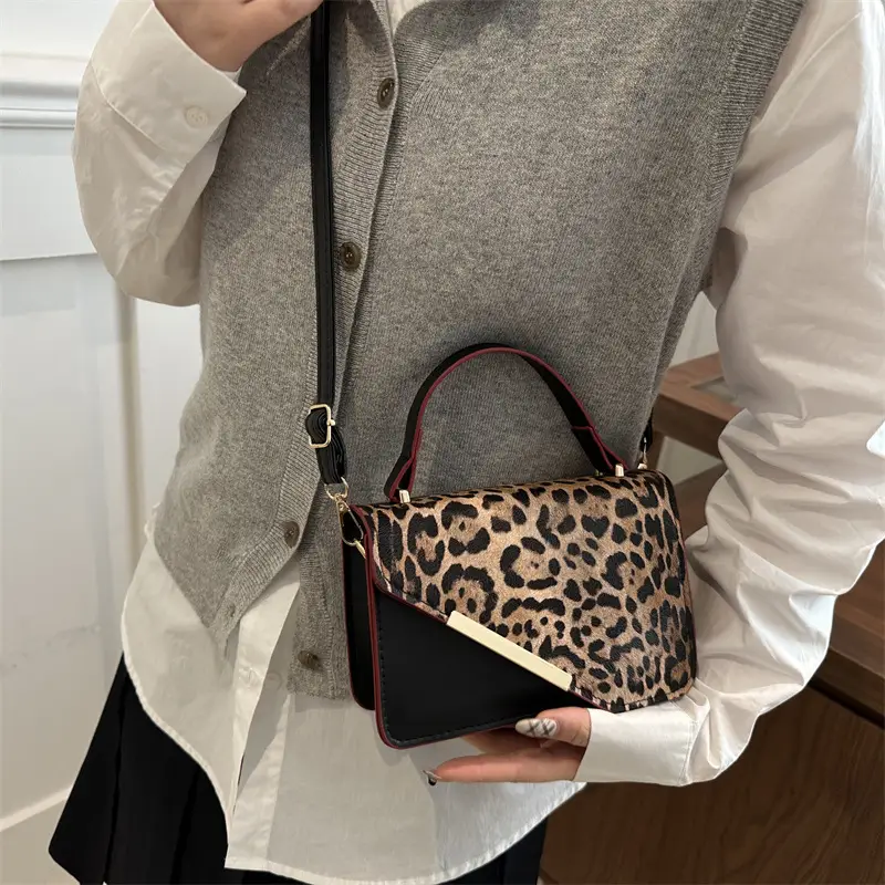 Leopard Print Shoulder Bag Women Casual 2025 Spring - Image 5