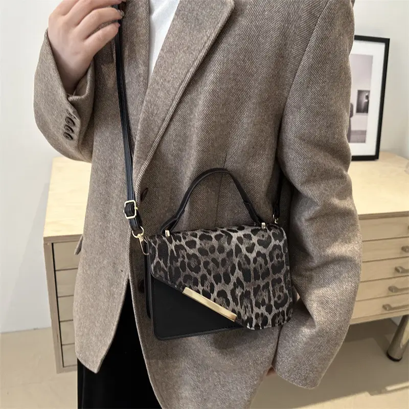 Leopard Print Shoulder Bag Women Casual 2025 Spring - Image 6